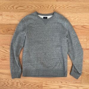 J. Crew Men's Heather Gray Crewneck Sweater